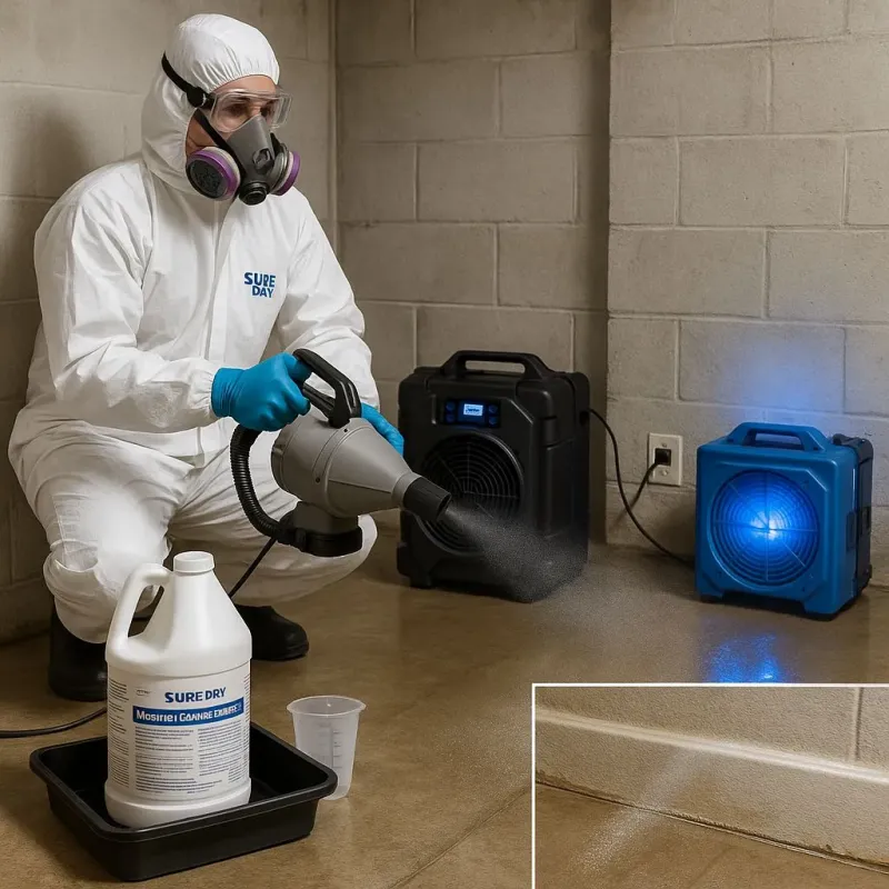 Sanitization and Odor Removal process in McAdoo, PA