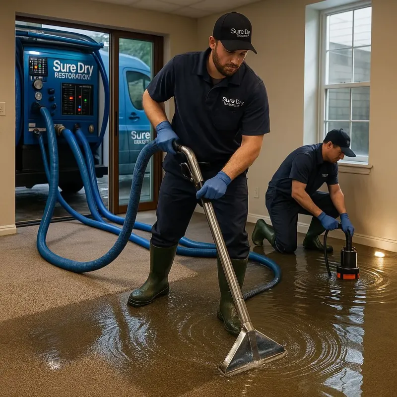 Water Extraction and Removal process in McAdoo, PA
